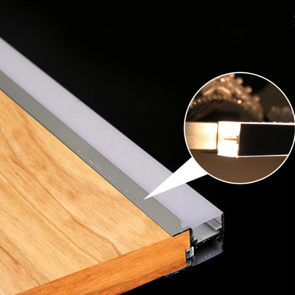 Minimalist Lighting LED Lamp Design Recessed Linear Light for Indoor Decor