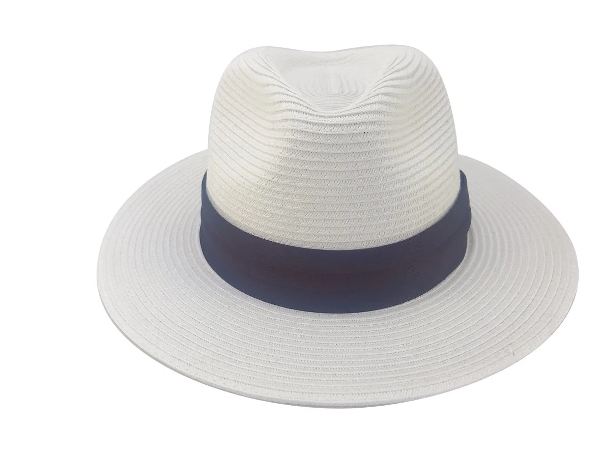 Atacado Exterior FSC papel palha Tropic Band Panama Hat