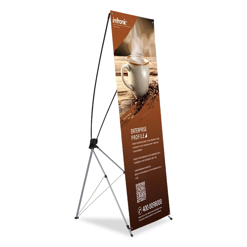 Exhibition Retractable PVC Roll up Banner Aluminum 85 X 200 Cm Display Roll up Stand Banner