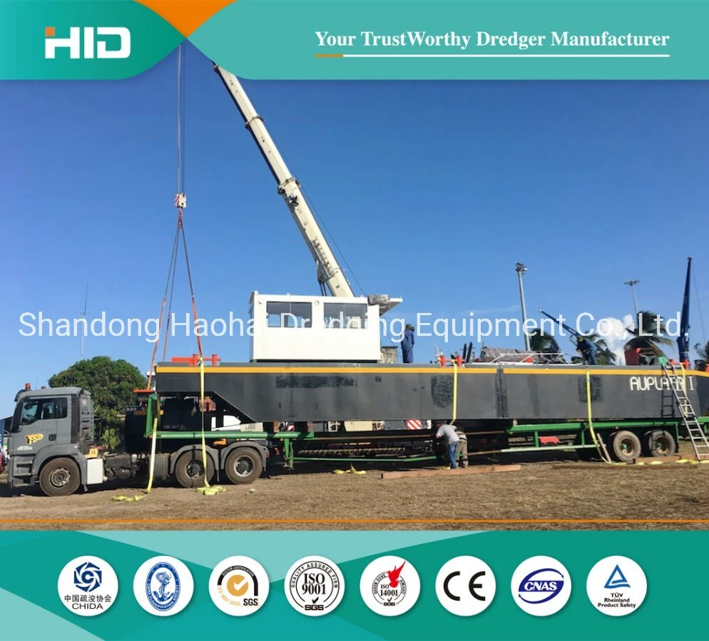 Working Barge Excavator Barge 36tons Excavator Mining Excavator Transportation Barge Platforms for Sale