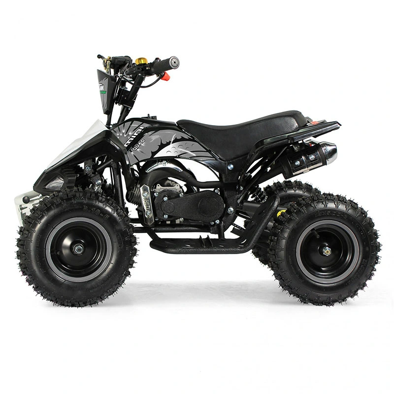 for Kids Quad 110cc ATV_Tire Battery Crawler Electrick Elektrikli Frame Design of Gearbox 125cc Gas Power LED Flagpole Mini ATV