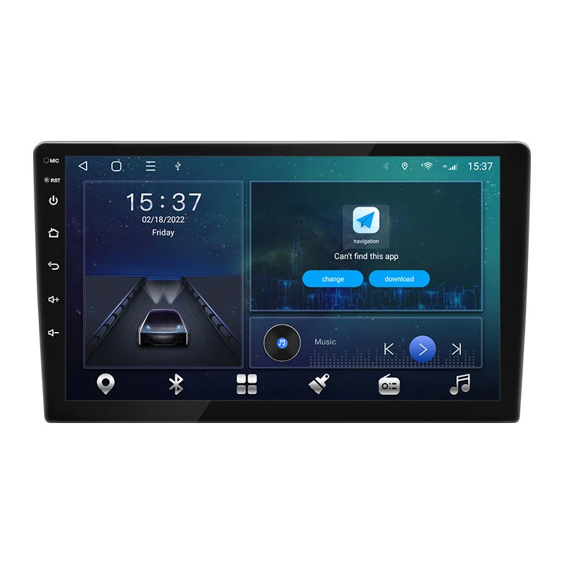 Removable 12.5 Inch Android 12 Car Entertainment System Car Video with WiFi