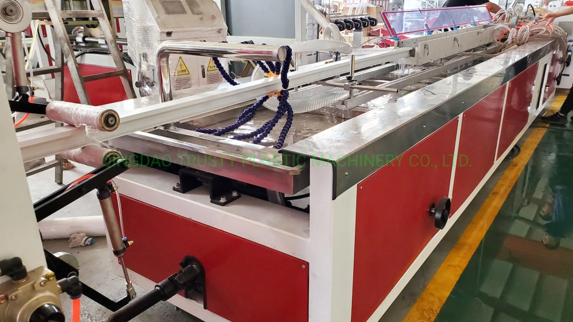 Plastic PVC/ UPVC/ WPC Window Door Frames Ceiling Wall Skirting Profile Extruder Extrusion Line Machine