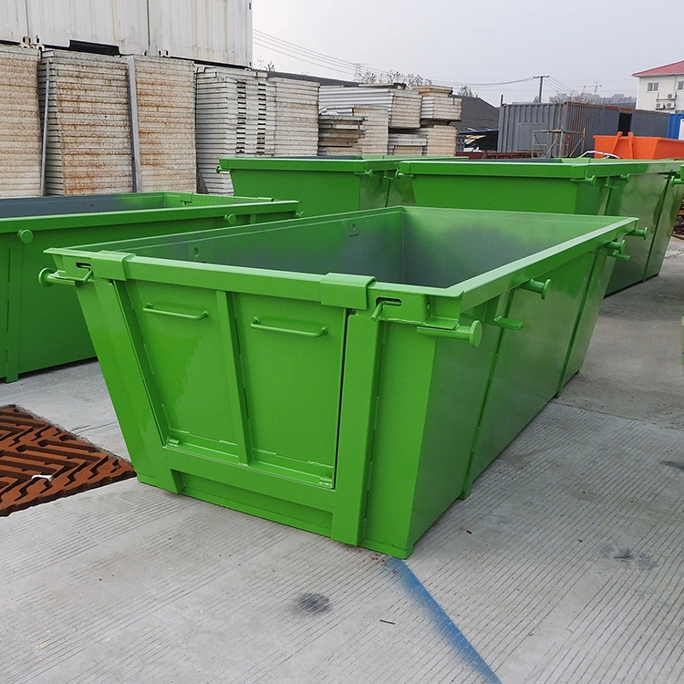 Dump Truck Steel Waste Garbage Bin Skip Containers