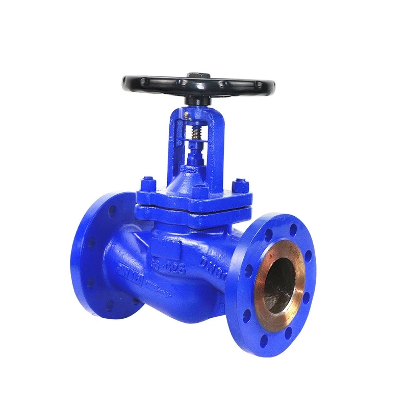 Bellow Globe Valve Cast Steel Pn16 Pn25 Air Steam Bellows Seal Globe Valve OEM Factory