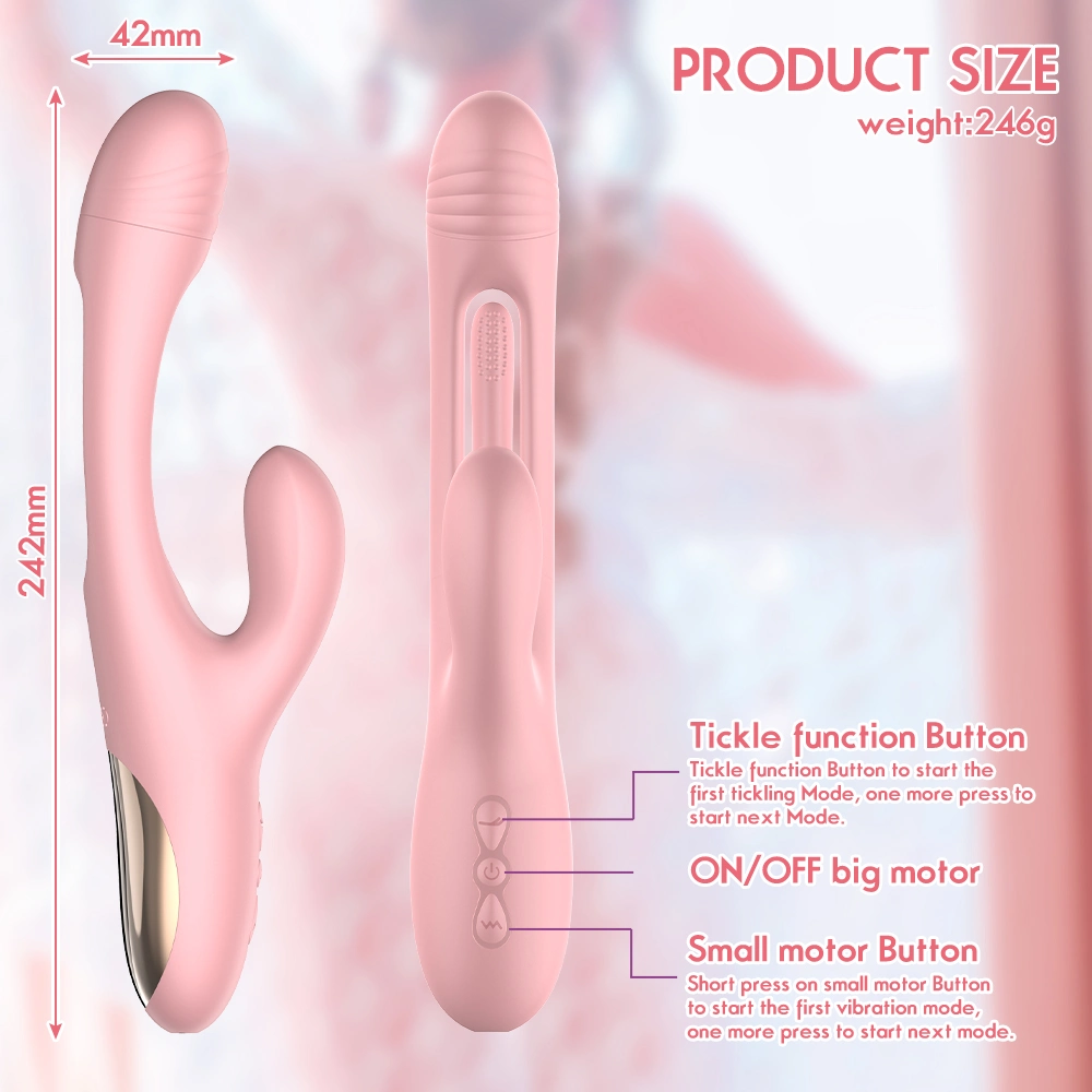 Mujer silicona Sexo juguete mejor Fabricante impermeable 10 velocidad ticking Juguete sexual vibrador para mujeres
