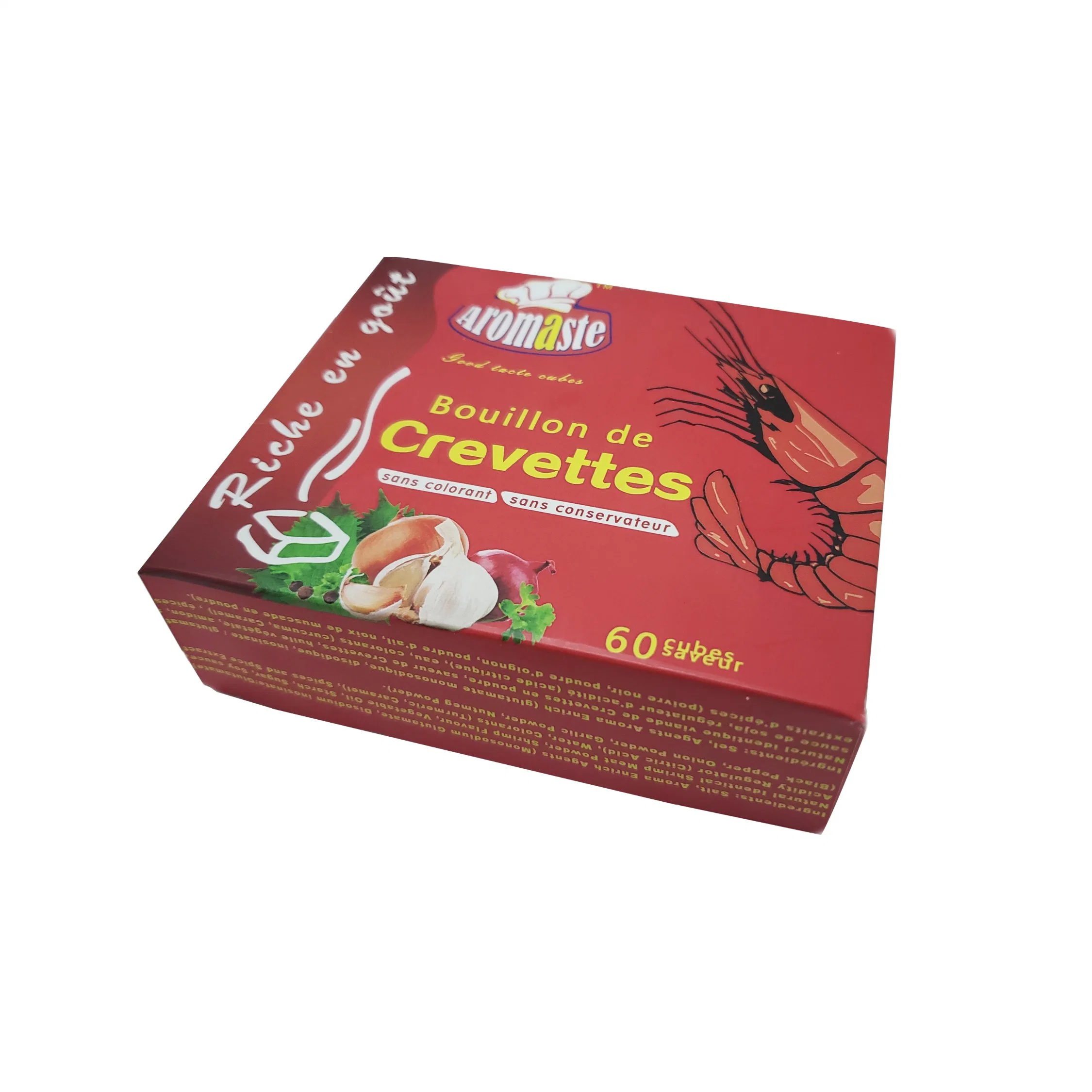 2023 New Arrival Shrimp Flavor Cube Condiment Seasoning for Soup/Stew/Food