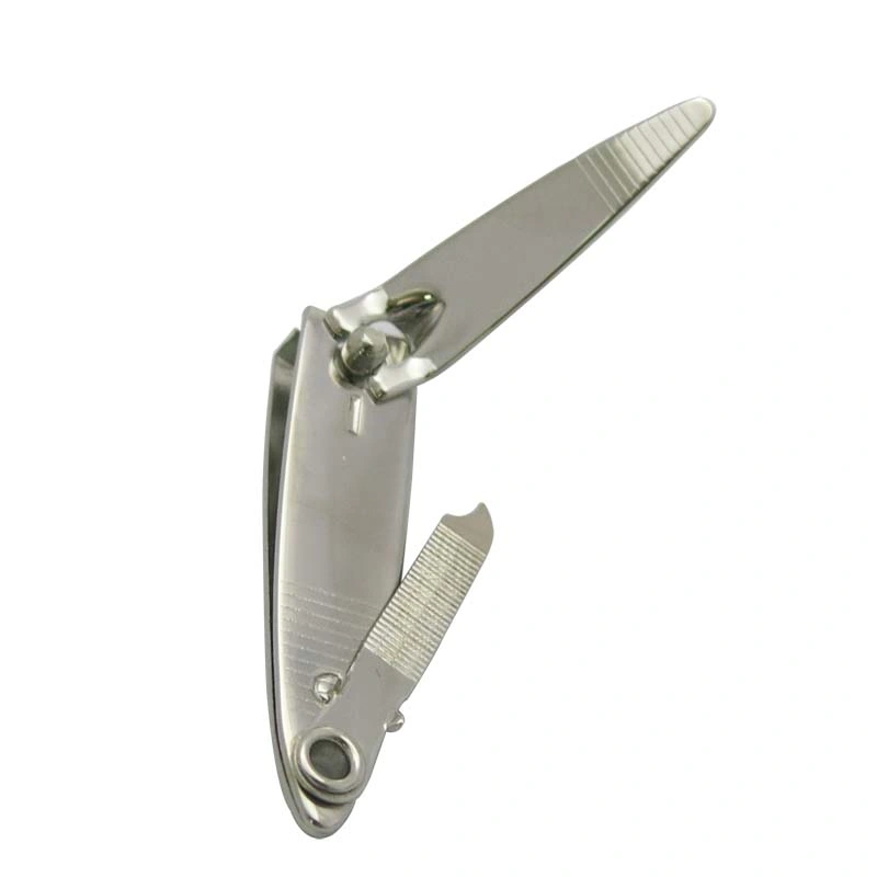 Small Finger Cutter Nickel Plating with File Nail Clipper (602JN)