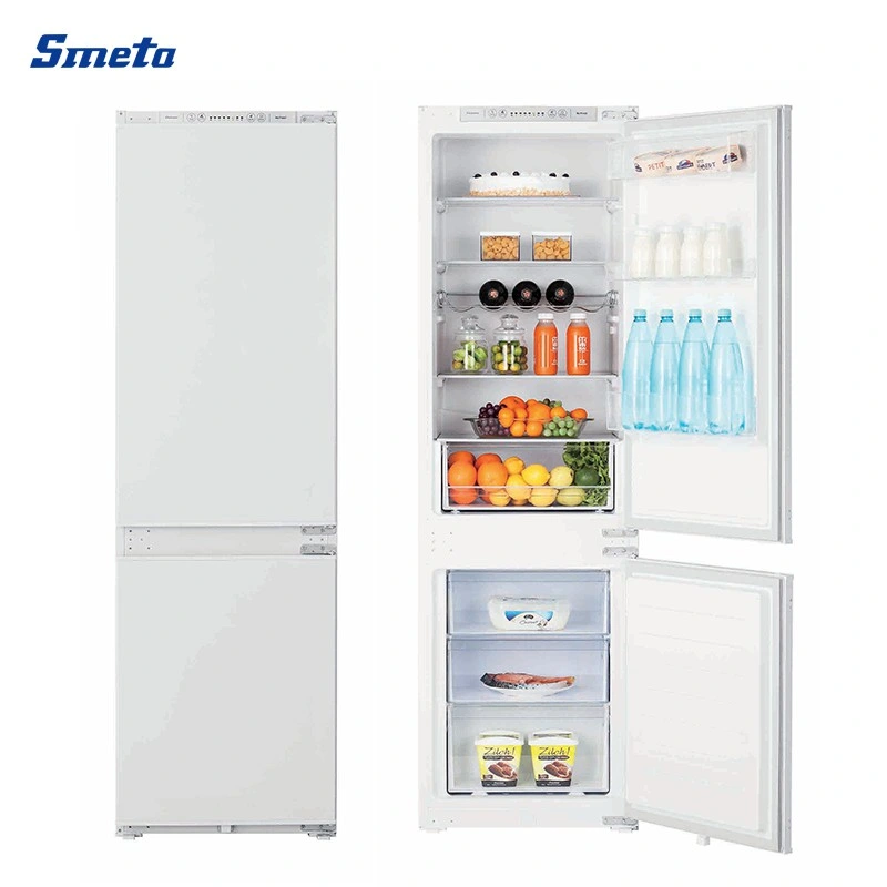 Smeta OEM 240L Color Blanco Cocina de estilo moderno incorporada Nevera congelador