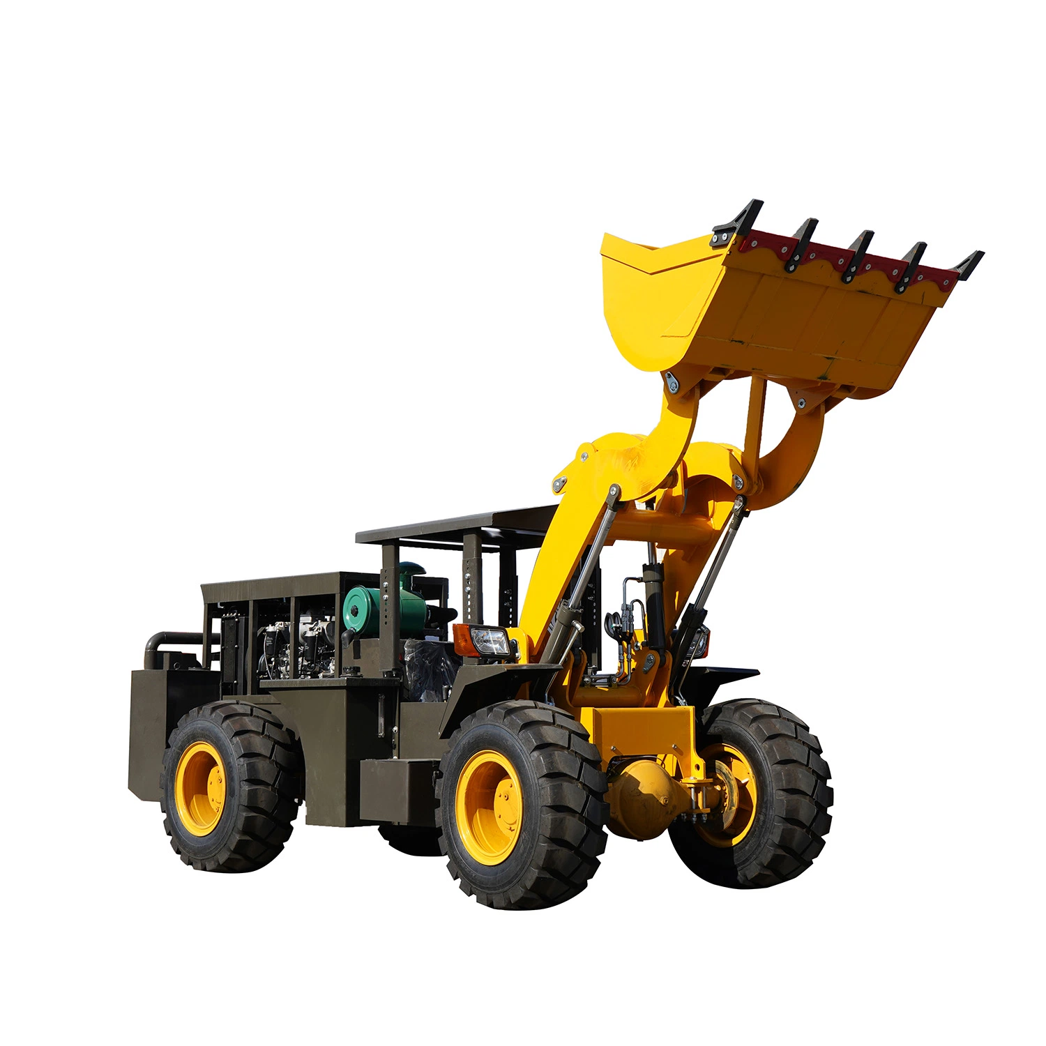 Construction Machinery 1.8tons Small Wheel Loader Exhibiting in China Canton Fair