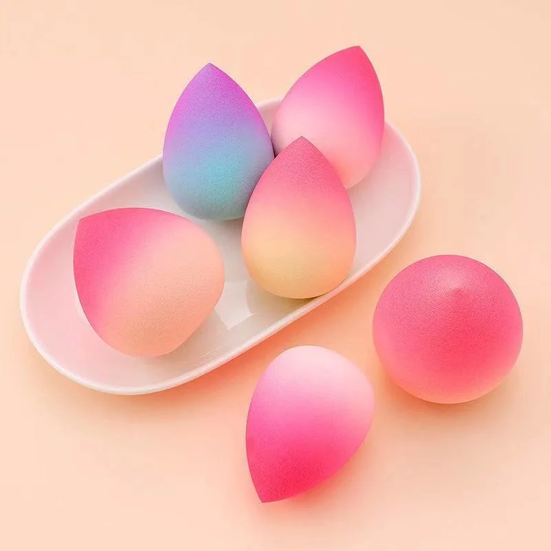 Wet and Dry Dual-Use Soft Gradient Peach Makeup Egg