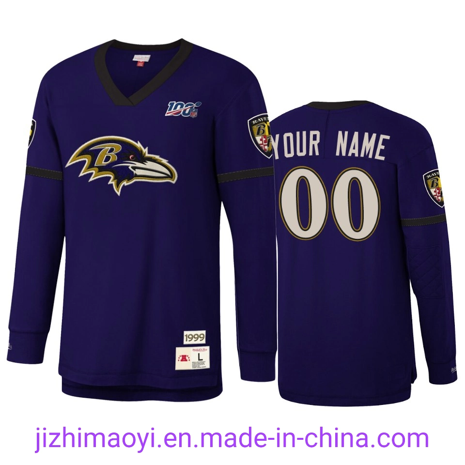 Wholesale/Supplier Custom Baltimor-E Ravens Lamar Jackson Ronnie Stanley Marlon Humphrey Justin Tucker Football Sublimation Casual Men Women Youth Kids T-Shirts