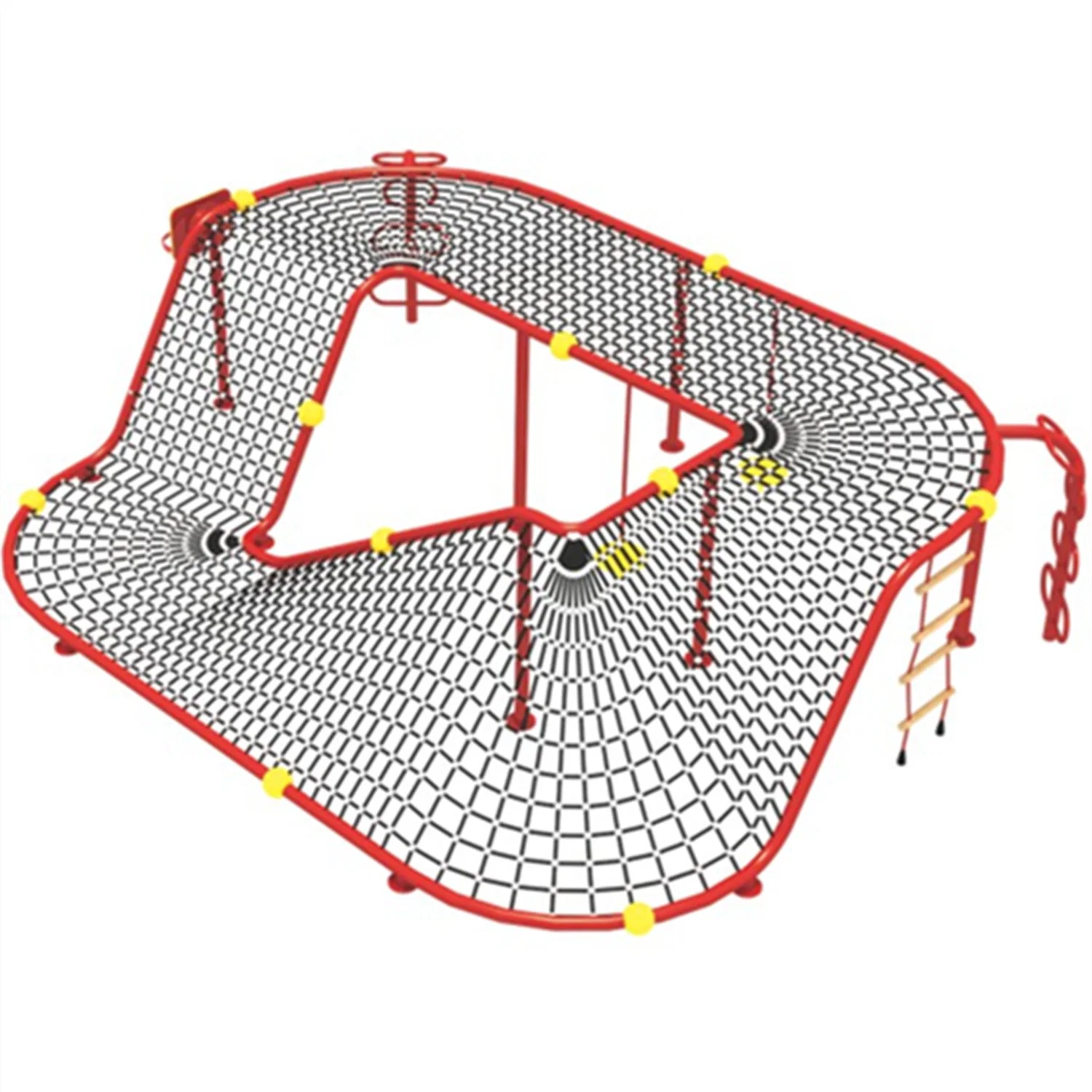 Les enfants Terrain de jeux extérieur de l'escalade de l'équipement de Sports Net Amusement Park Yq85