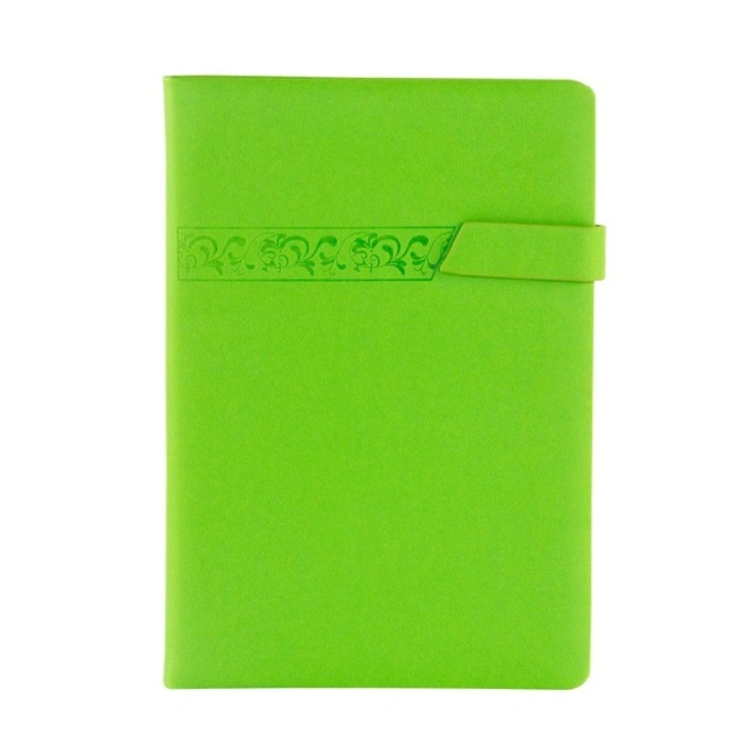 New Customized Gift Office Supply A5 PU Cover Notebook with Magnetic Snap