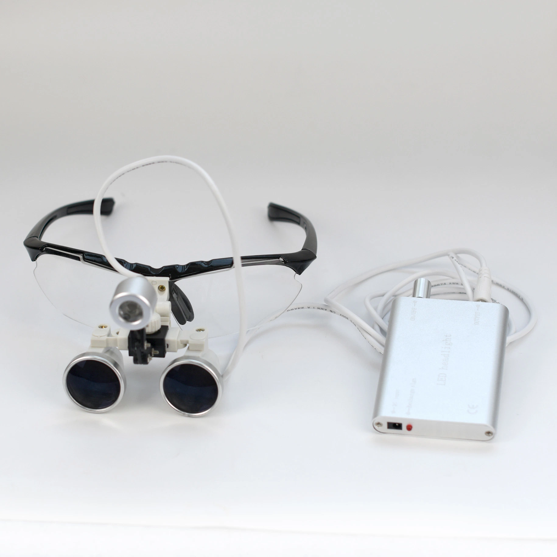 Portable LED Headlight with Loupe Dentist Surgical Loupes Surgical Headlamp