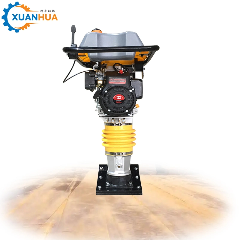 Vertical Vibrate Jumping Tamping Rammer Manufacturer Vibrating Jack Tamping Rammer Plate Compactor with Gasoline Engine