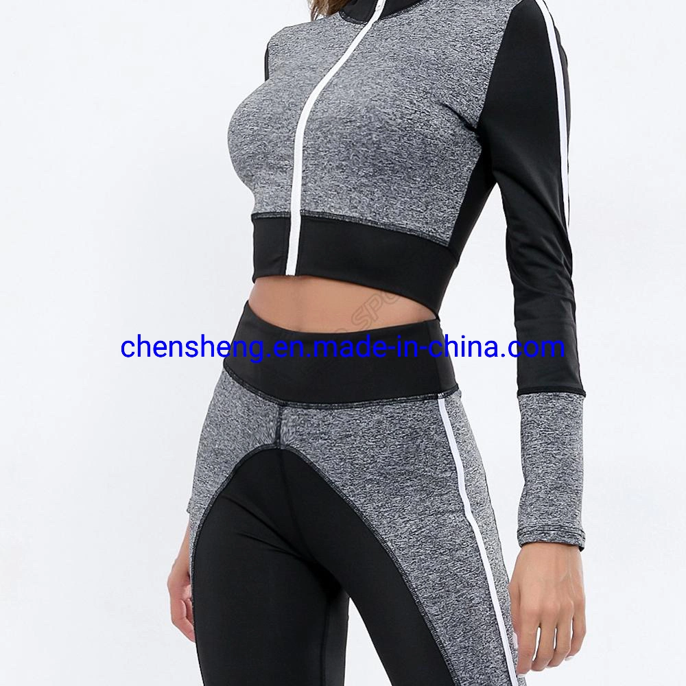 Soft Cotton Comfort Side Panel Sports Wear Running Women Tracksuit Female Dry Fit Sports Wear for Gym Yoga