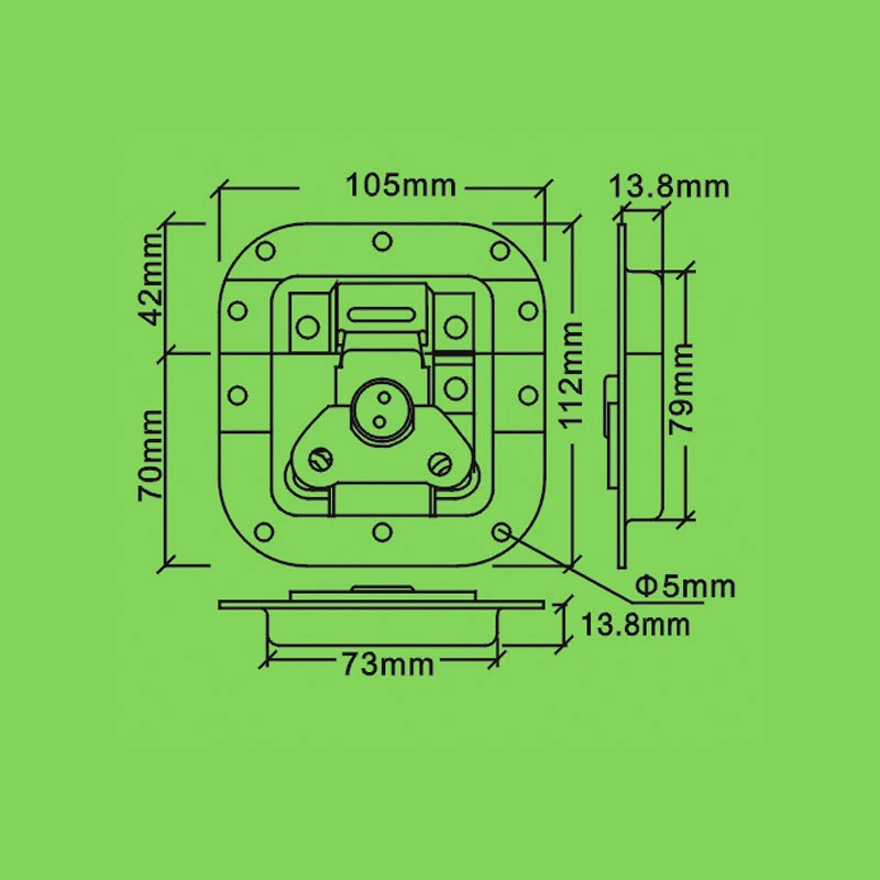 Furniture Luggage Bags Lock Flight Case Hardware Accessories