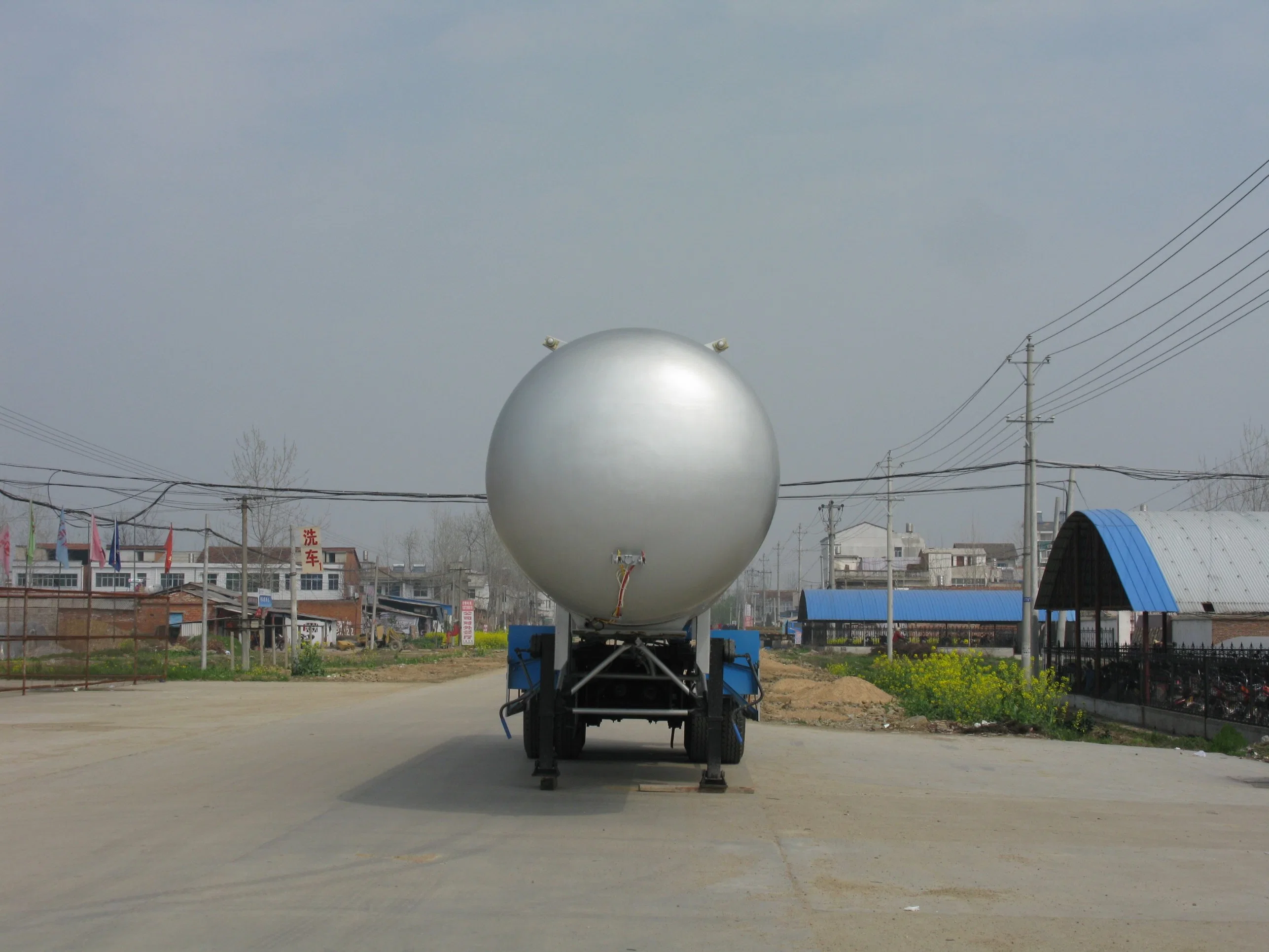 25ton 40cbm 50cbm Pressure Tanker Carrier Gas Tank Semi LPG Trailer (05)