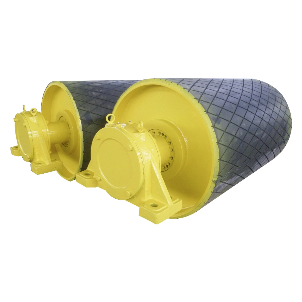 as Belt Conveyor Plain Drive Pulley for Copper Mine