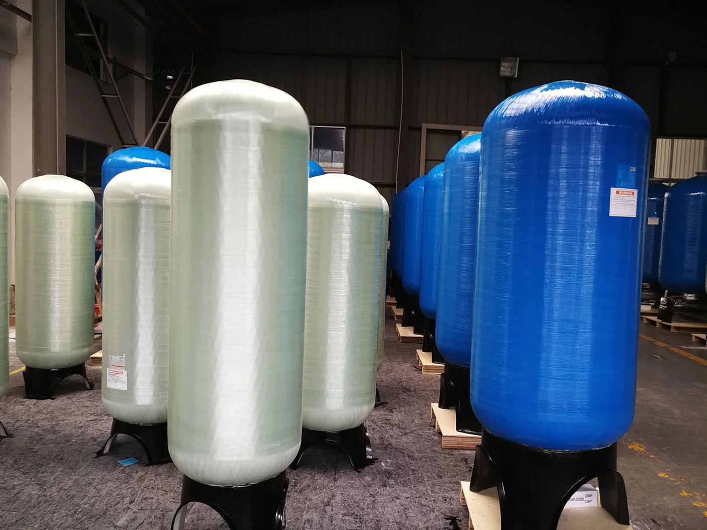 Customized Activated Carbon Resin Softening Tank FRP Water Treatment Tank