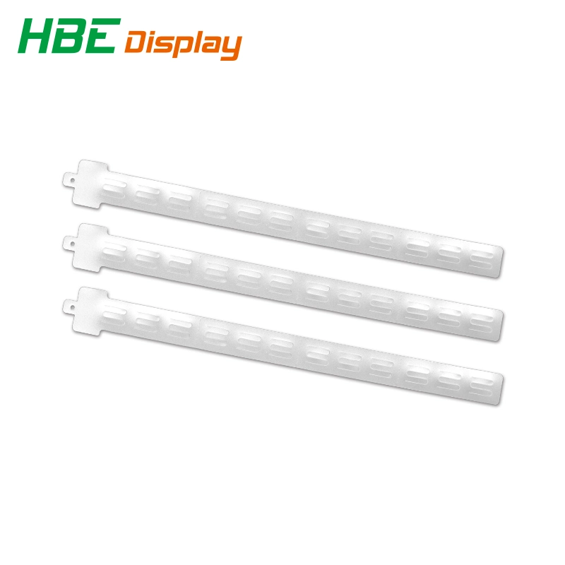 Promotional Supermarket Customized Plastic Hanging Display Clip Strip