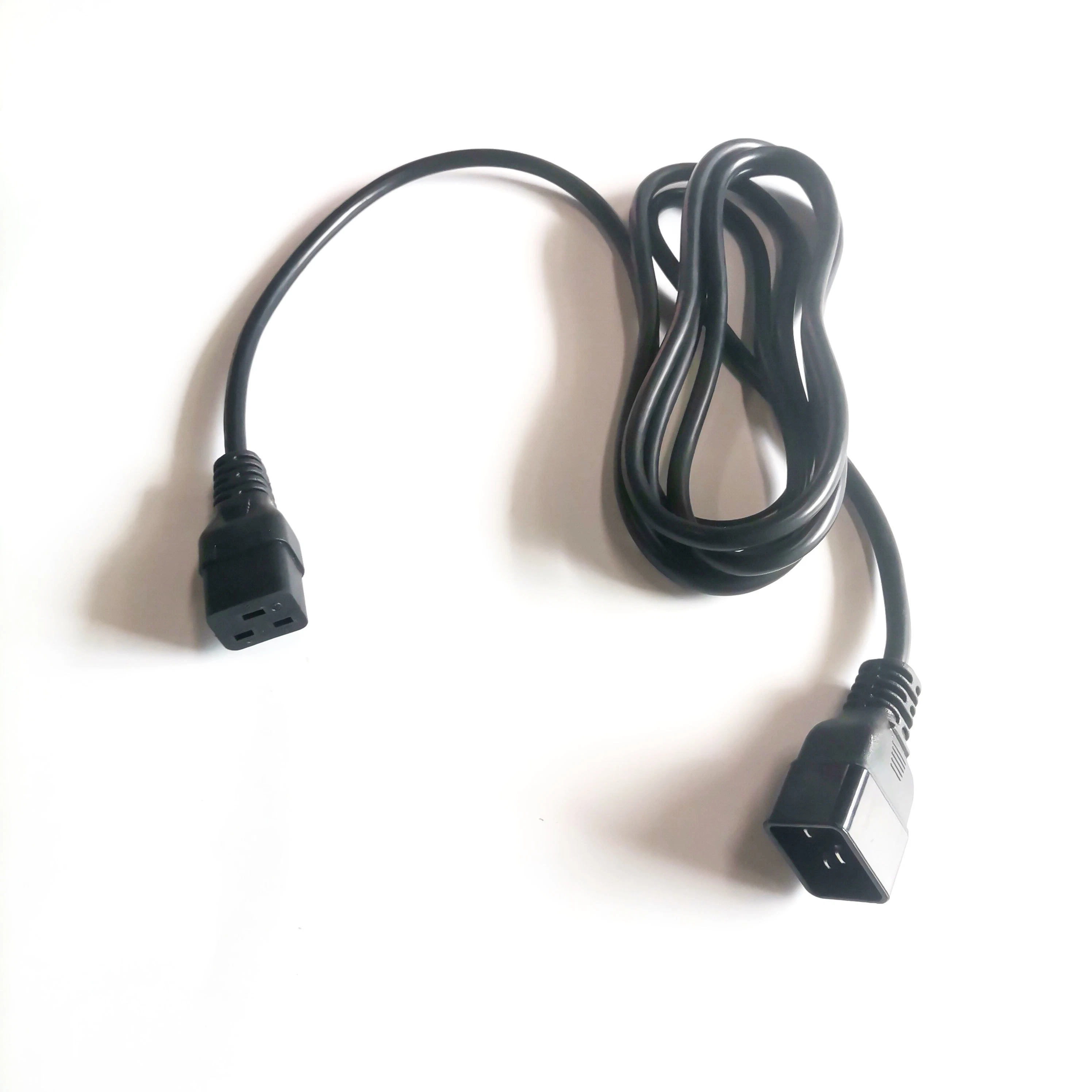 C19 to C20 Power Cord 16A 250V 3*2.5mm High quality/High cost performance  C20 Male Plug to C19 Female Socket PDU UPS Server Power Extension Cable