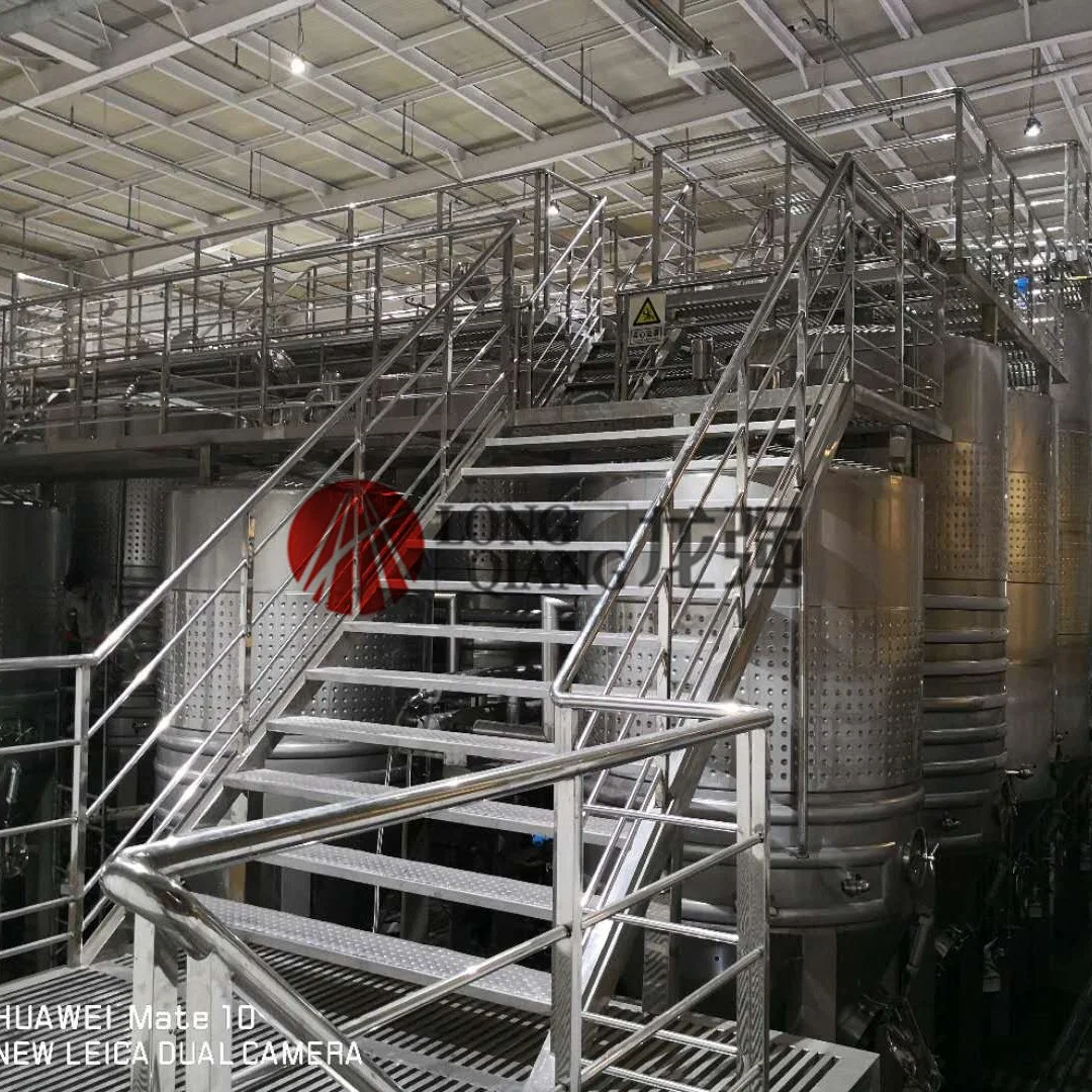 Longqiang máquina de hacer de la Sidra mermelada de frutas, frutas pro de la línea de proceso de fermentación líquida vinagre