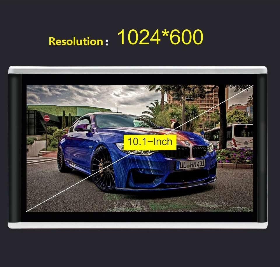 10,1inches pantalla táctil Android Entretenimiento sistemas de vídeo Monitor de reposacabezas de coche