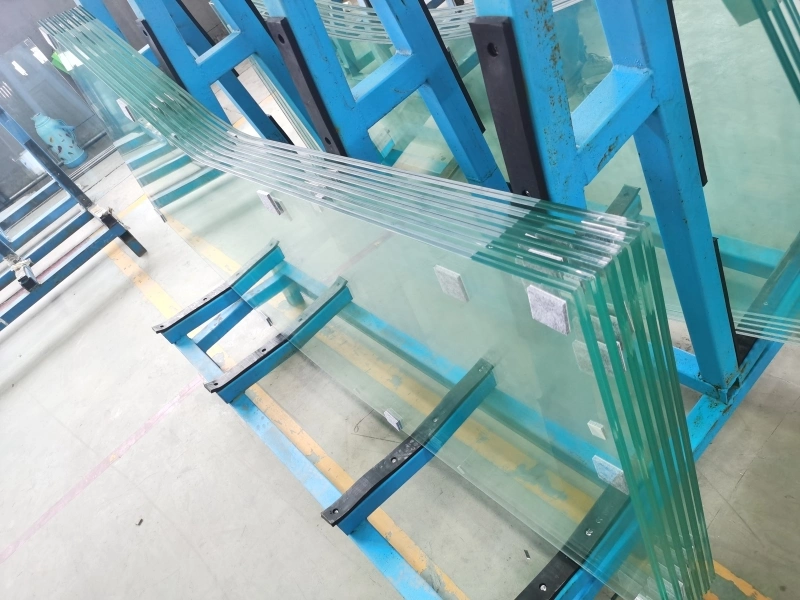 6.38mm, 8.38mm, 10.52mm Double Clear Tempered Safety Laminated Glass