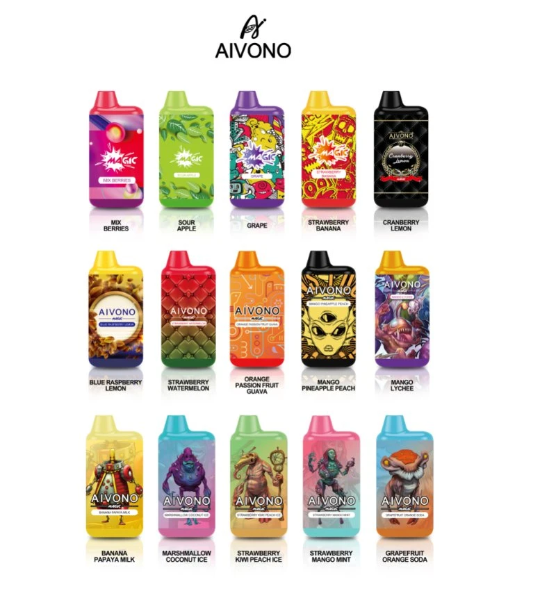 Aivono Disposable Chargeable Factory Wholesale Electronic Cigarette Aim Magic Box 5800puffs OEM