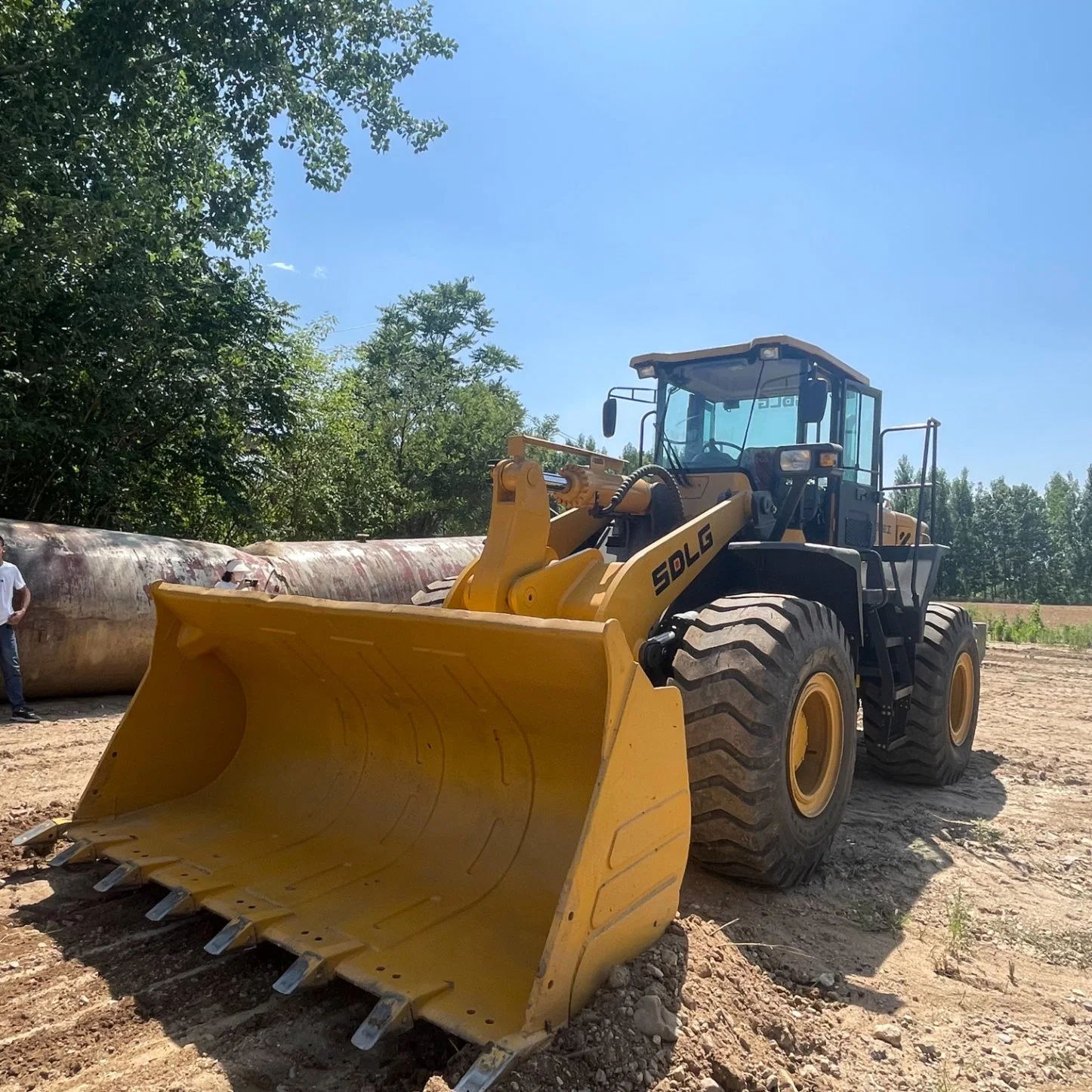 Used Wheel Front Loader Sdlg Made in China LG 956L Loader