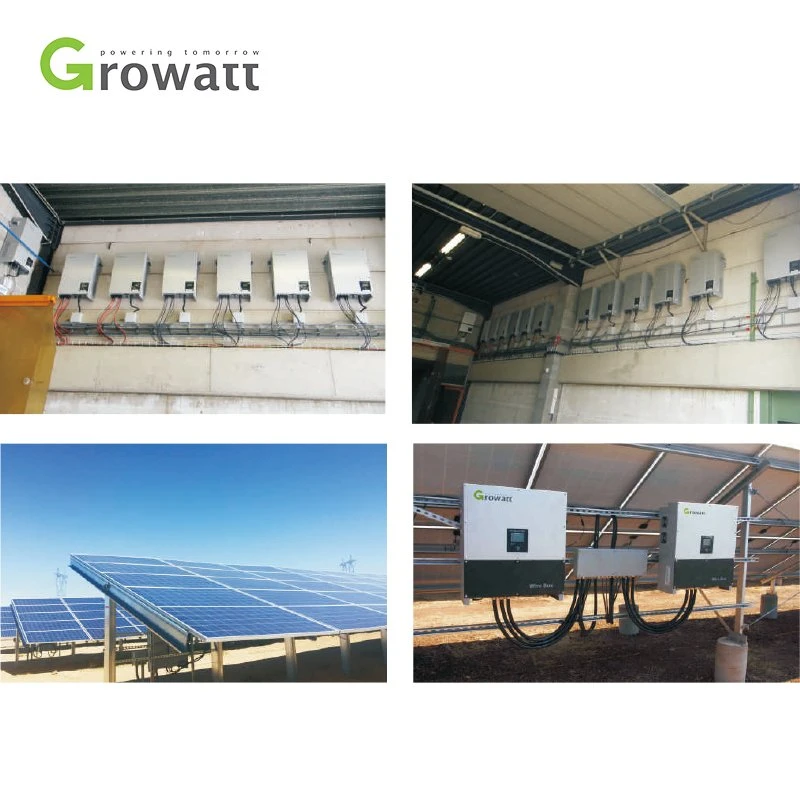 preço de fábrica Growatt Inversor Solar Min 8.2Kw 9 kw 10kw 11.4kw Inversor de energia com alta eficiência