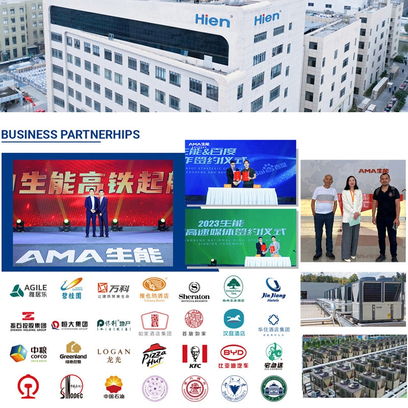 Factories for Sale in China Dhw Pompa Ciepla DC Inverters Evi Warmepumpe Heating Pomp Water Heater Heating Cooling Heat Pump