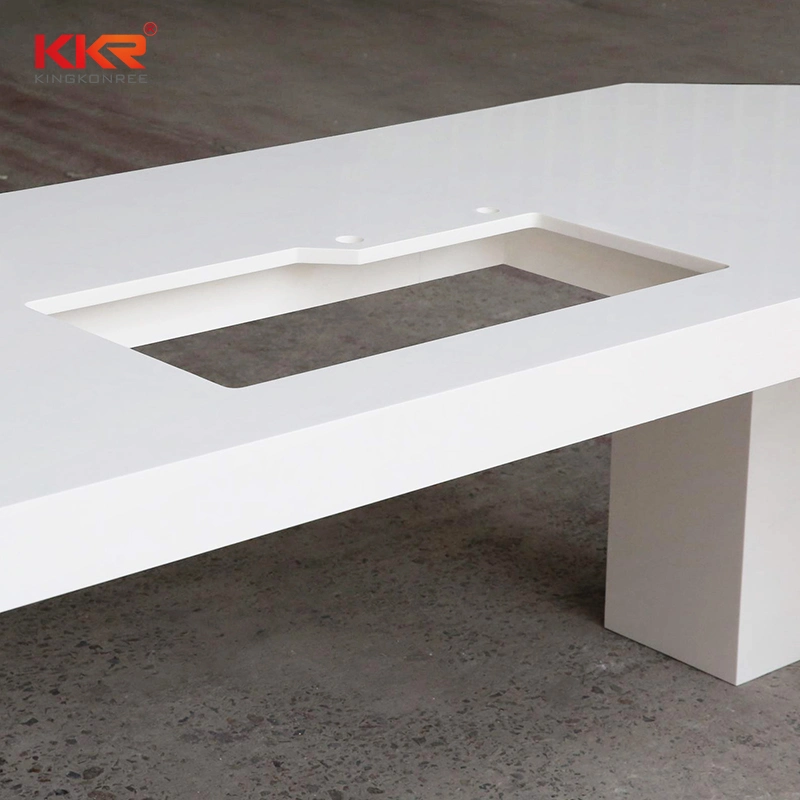 Customized Solid Surface Kitchen Island Countertop Kitchen Bar Counter Designs Free Standing Kitchen Counter