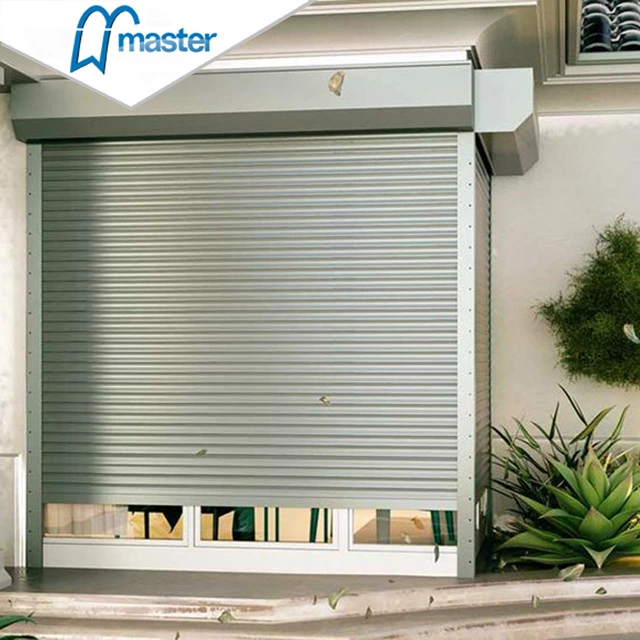 Industrial or Commercial Automatic Aluminum PU Faoming Metal Roller up Shutter Garage Window