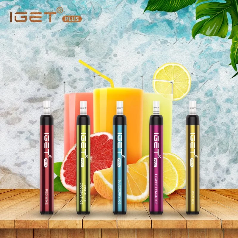 Iget Plus Electronic Cigar 1200puffs Vaporizer Mod Kit Red Wine