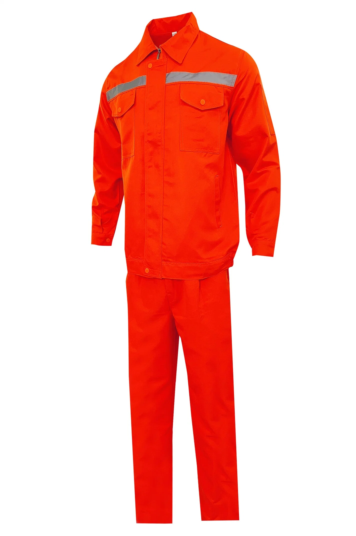 Prueba de fuego naranja RPET Aviador Don monos uniformes monos Ropa de trabajo de seguridad