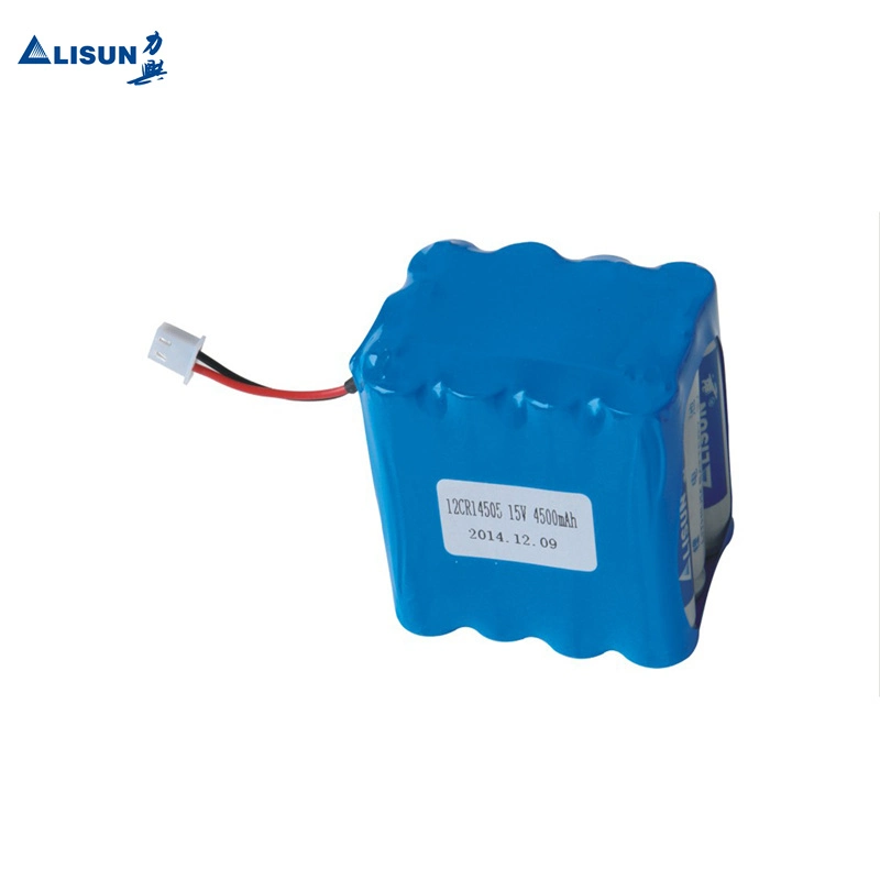 Nicht wiederaufladbare Lithium-Batterie 12V Cr14505 Primärbatterie 4500mAh für 12V AED-Defibrillator-Akku für tragbare medizinische Geräte