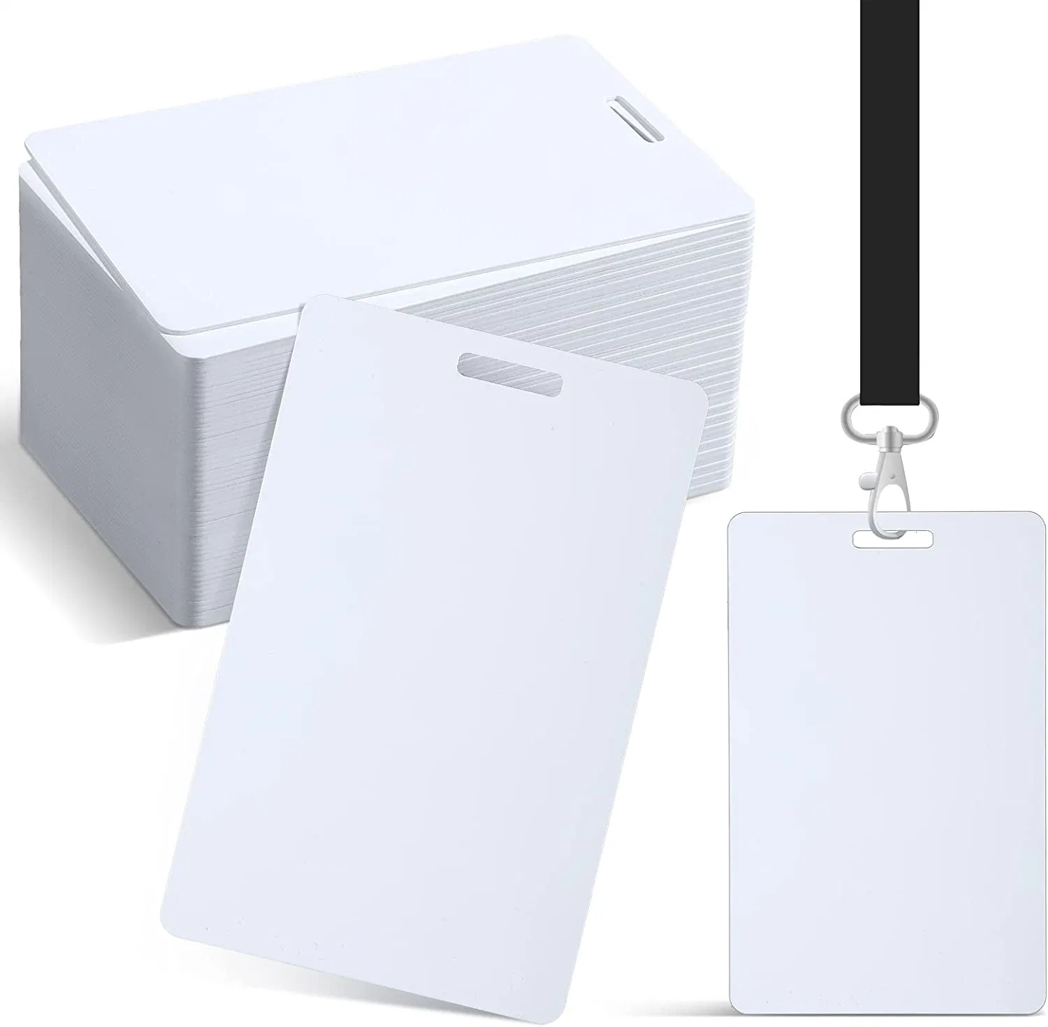 Оптовая упаковка Cr80 Размер пустой RFID Карта доступа Студенческая/штатная карточка