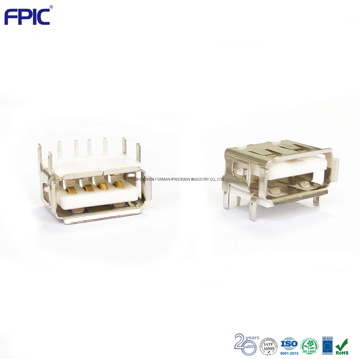 PCB DIP Mounted Electronic Charger USB Af Socket Shenzhen High-Quality Electronic Components Data Transfer Port