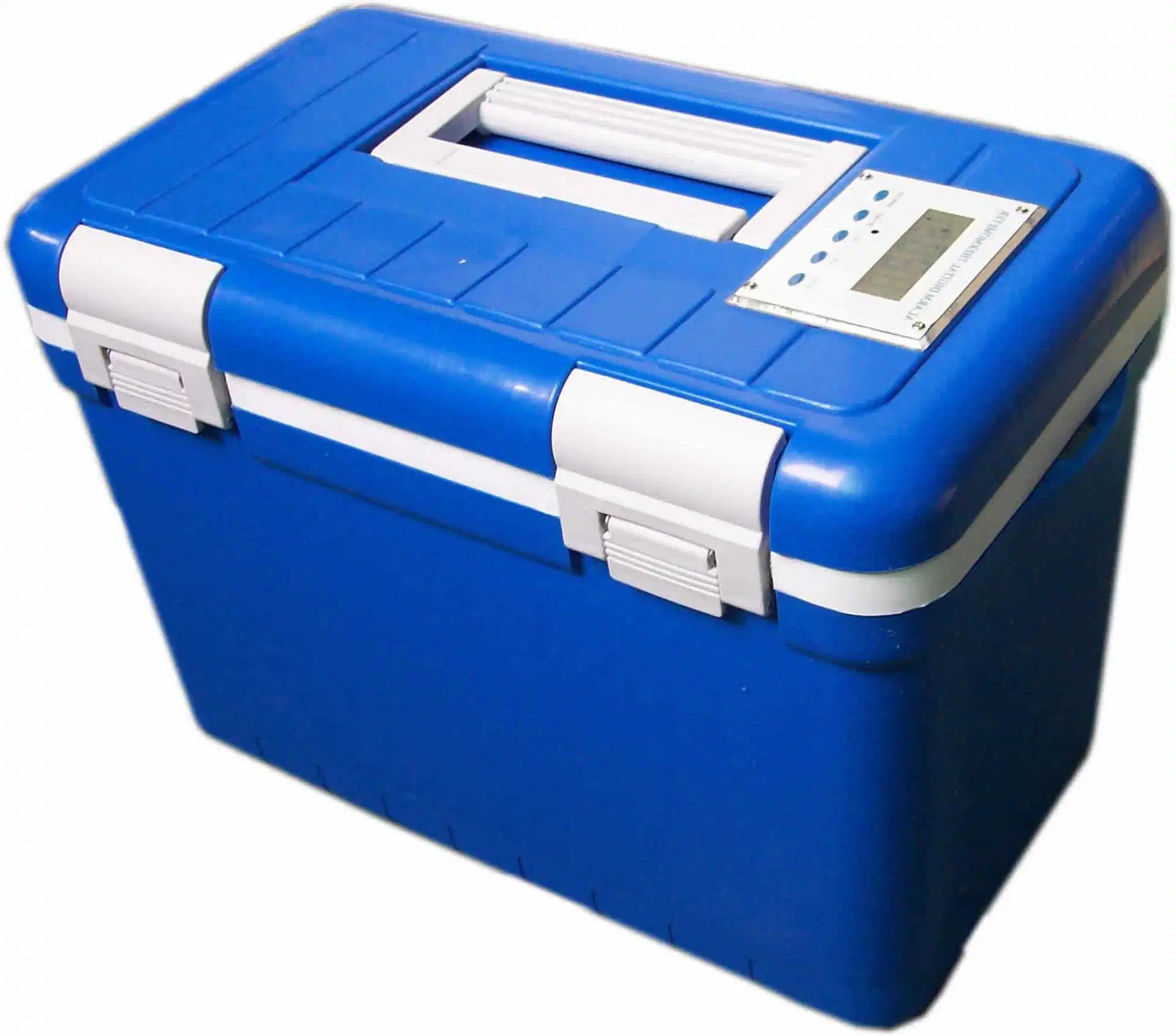 Portable 6L Vaccine Sample Transport Ice Cooler Box with Belt, Refrigeration Equipment Lab Hospital Wholesale/Supplier Biological Blood Sample Transport Storage Box