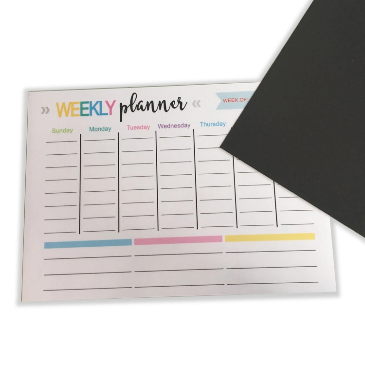 Magical Permanent Dry Erase Magnetic Weekly Calendar Planner