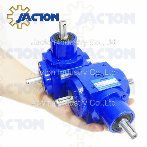 Gear Transmission Ratio 1: 1 Spiral Bevel Gearbox, Four Way 90 Degree Gear Drives, Right Angle 3 Way Gearbox, Miter Gearboxes, Micro-Miniature Bevel Gear Box