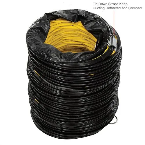 Litong Tear-Resistant PVC Tarpaulin Customized Size Waterproof Flexible Air Duct Hose Tube