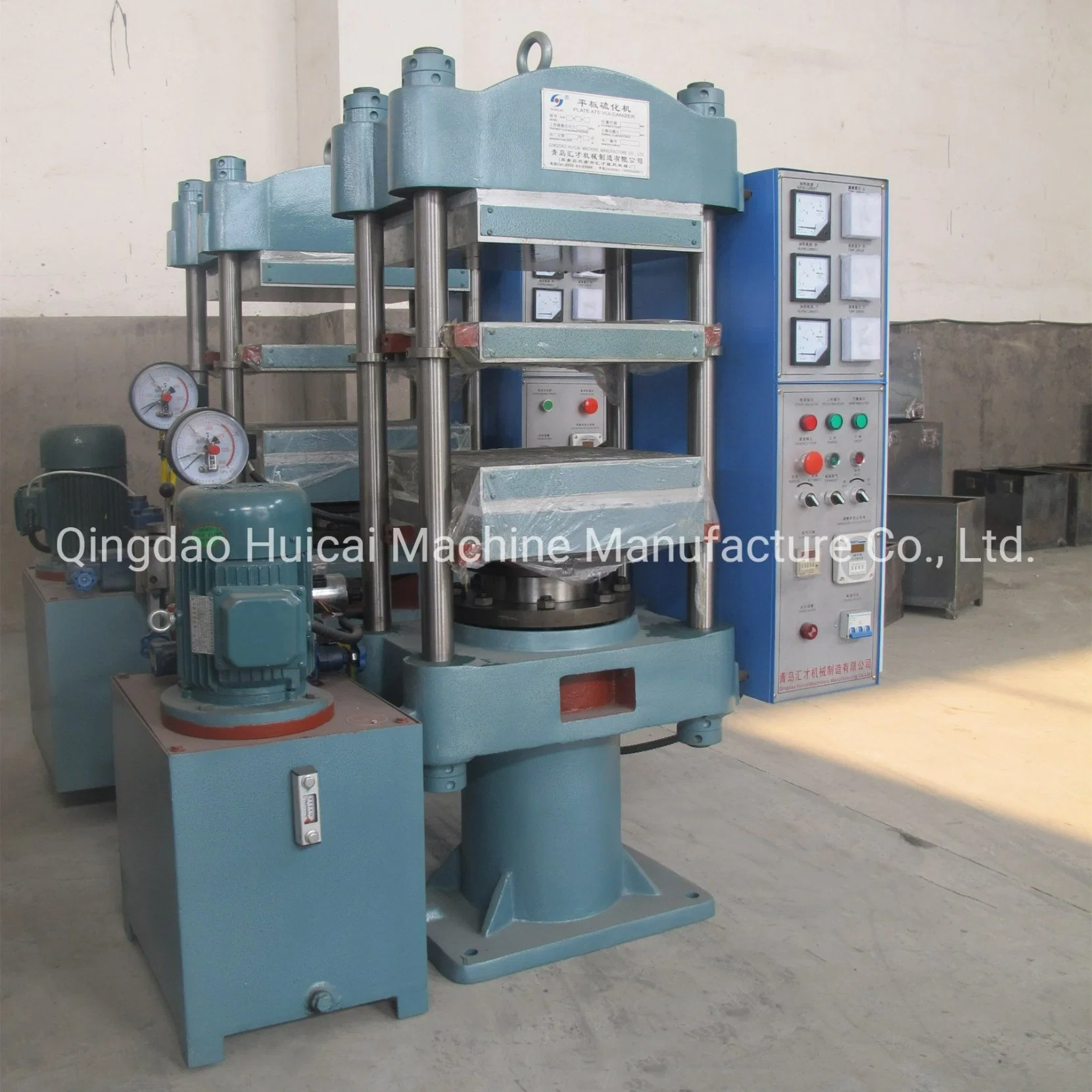 4 Column Type Automatic Hydraulic Rubber Platen Vulcanizing Press with CE ISO9001