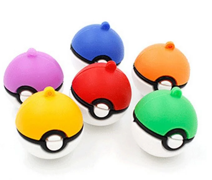 2016 New Cute Pokemon Pokeball USB Flash Pen Drive