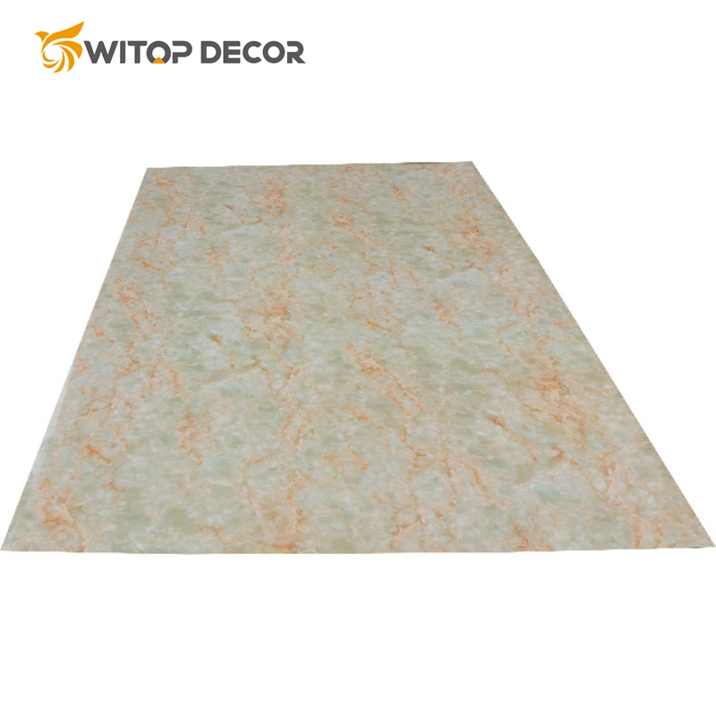 High quality/High cost performance UV 3D PVC Marble Sheet for Decoration