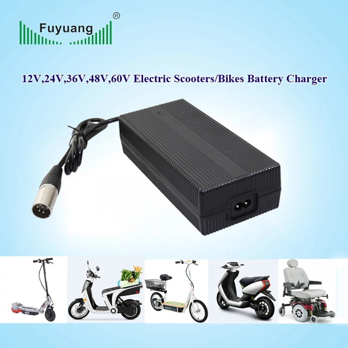 UL Certified 12V 24V 36V Electric Bike Automatic Battery Charger