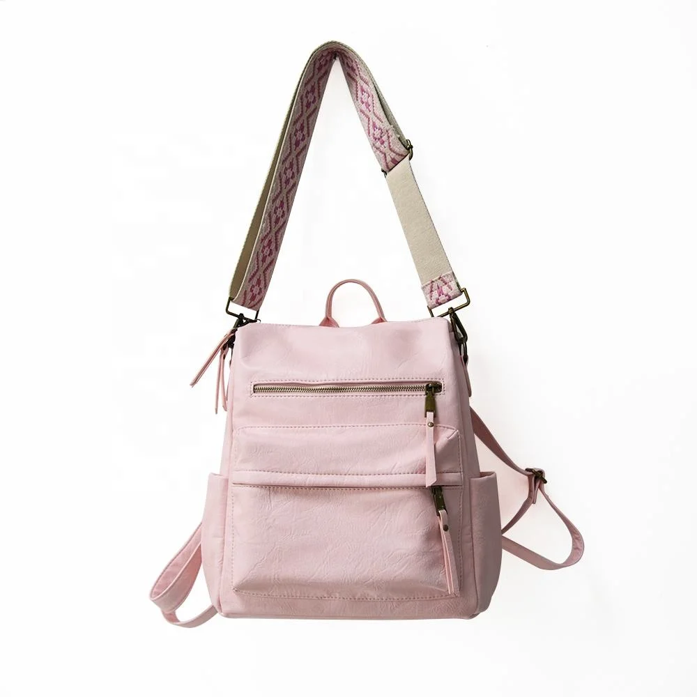 New Style Designer PU Laptop Backpacks Multifunction Backpack School Bags Fashion Crossbody Bag
